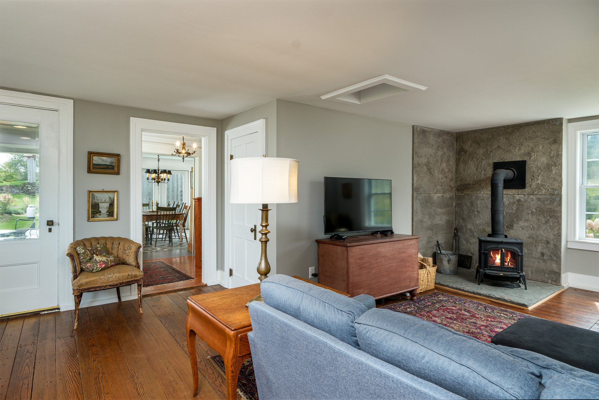 010 Livingroom and front porch view -- 11440 County Highway 14