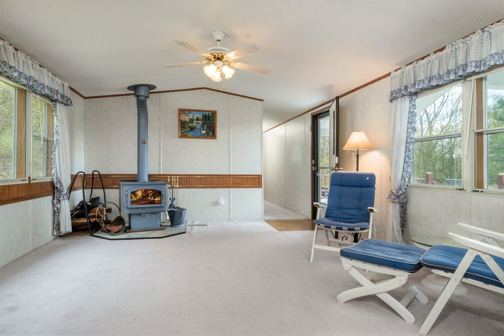 1264 Betty Brook Road - Spacious interior w QuadraFire wood stove