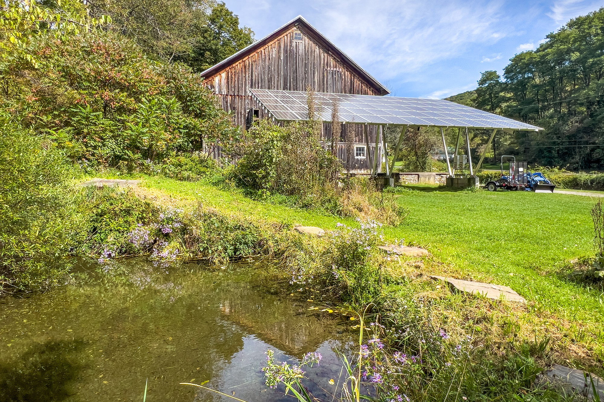040 Spring & View to Restored Barn -- 1685 Dry Brook Rd