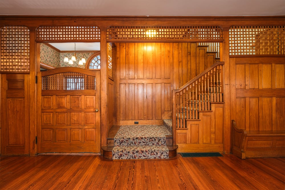 17 Front Parlor with view of central stairs - 6 Westridge Rd Cooperstown