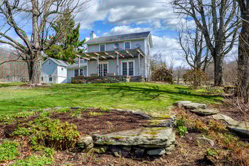 Farmhouses in the Catskills